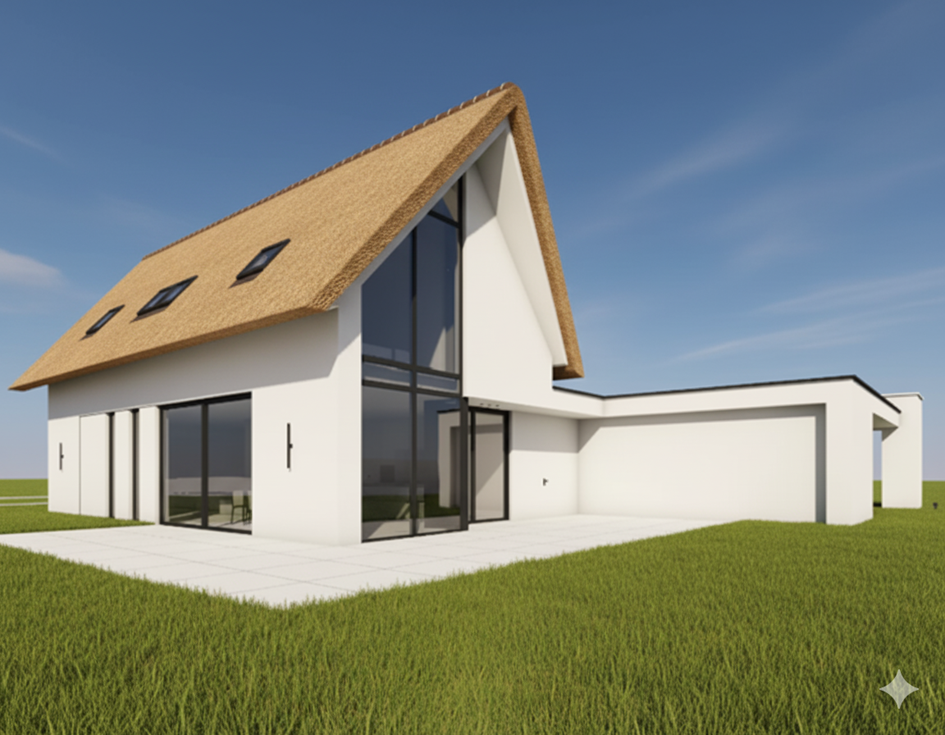Gemini resultaat - creatieve architectuur render