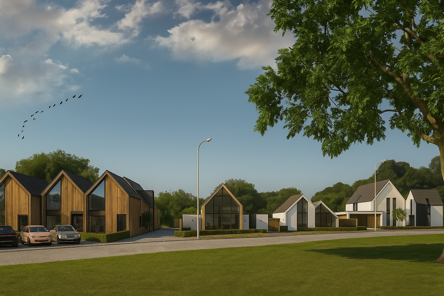 Ontwikkeling woonwijk project afbeelding