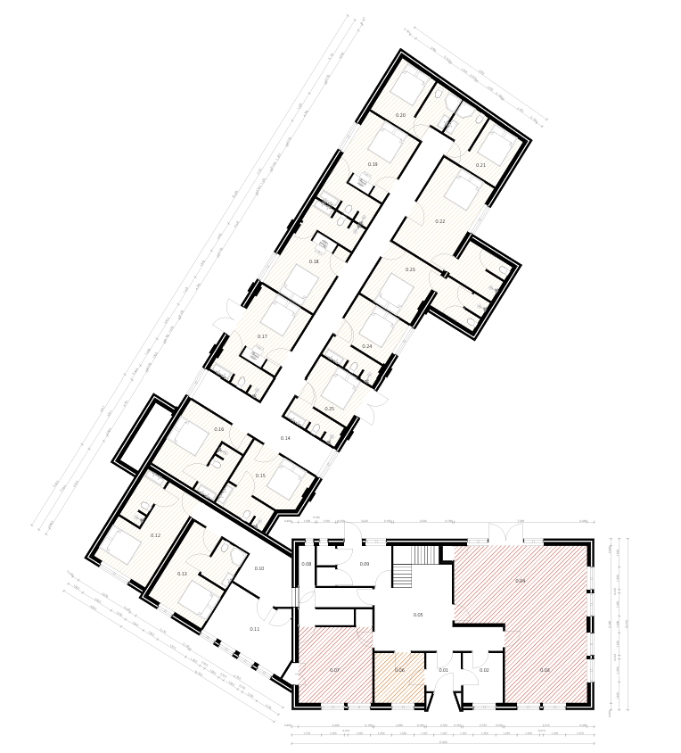 Monument naar hotel project afbeelding