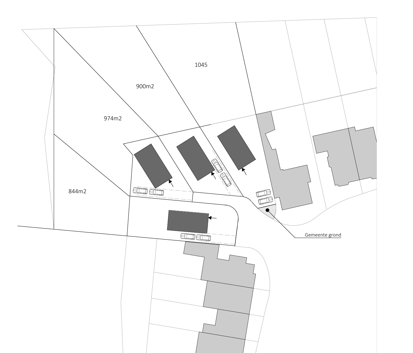 Verkaveling wonen project afbeelding